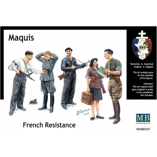 1/35 Resistencia Francesa "Maquis", 2ªGM