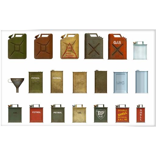 1/35 Latas Aceite y Combustible Aliados 2ªGM [1]
