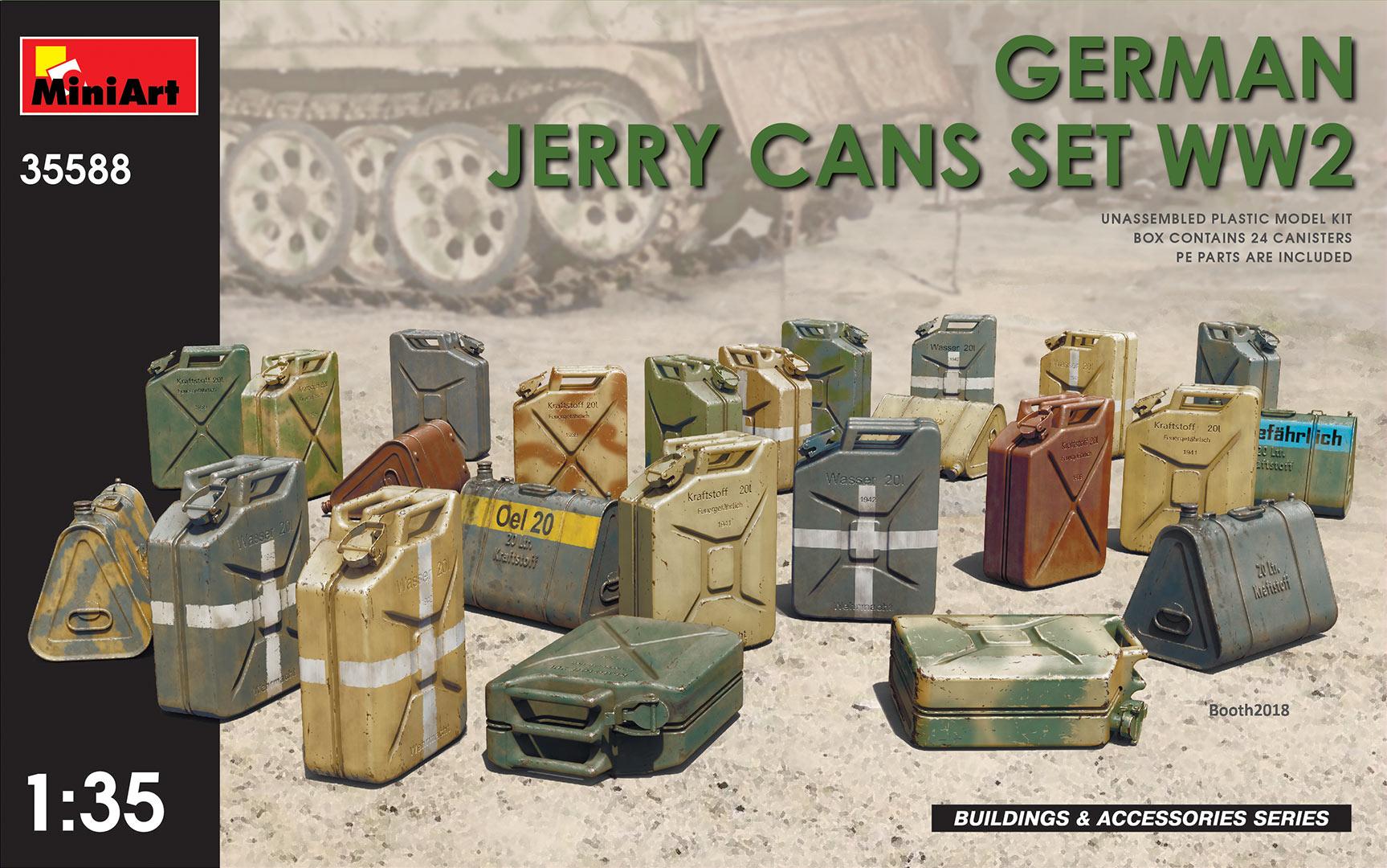 1/35 German Jerry Cans Set WW2