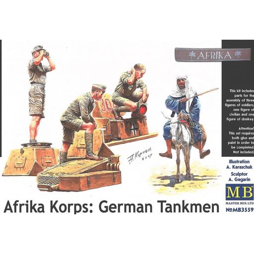 1/35 Tanquistas Alemanes, Afrika Korps, 2ªGM