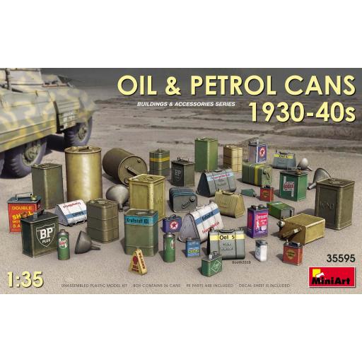 1/35 Oil & Petrol Cans 1930-40s