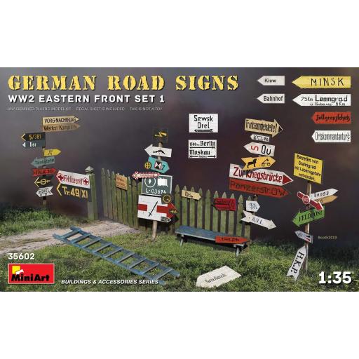1/35 German Road Signs WW2 Eastern Front Set 1 [1]