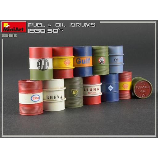 1/35 Barriles Aceite y Combustible 1930-50s [1]