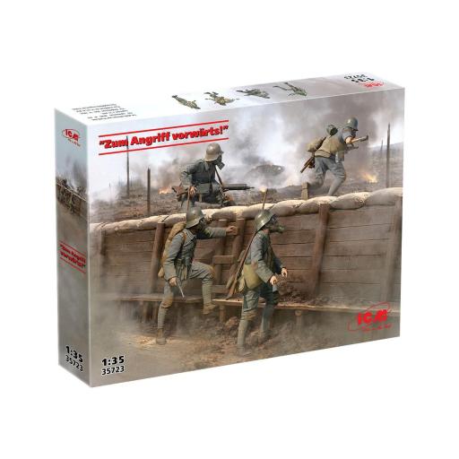 1/35 Infanteria Alemana con máscaras de gas. 1ªGM. Zum Angriff vorwärts! [0]