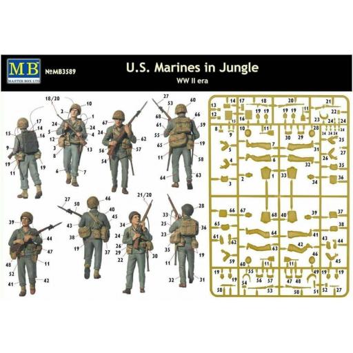 1/35 US Marines en la Jungla, 2ªGM [1]