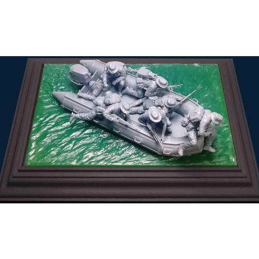 1/35 US Navy Seals en acción, años 90, c/balsa neumática [2]