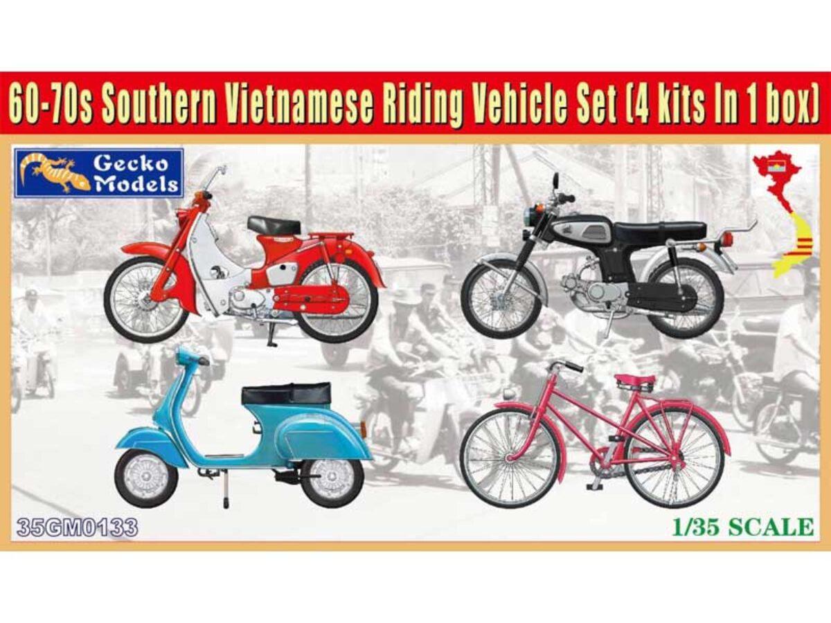 1/35 Set 4 motos Vietnam años 60-70s
