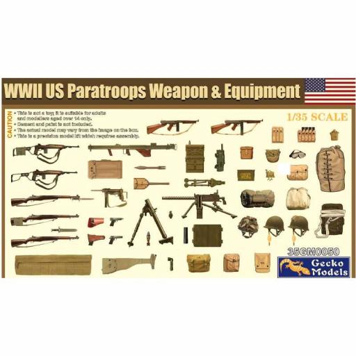1/35 WWII US Paratroops Weapons And Equipments