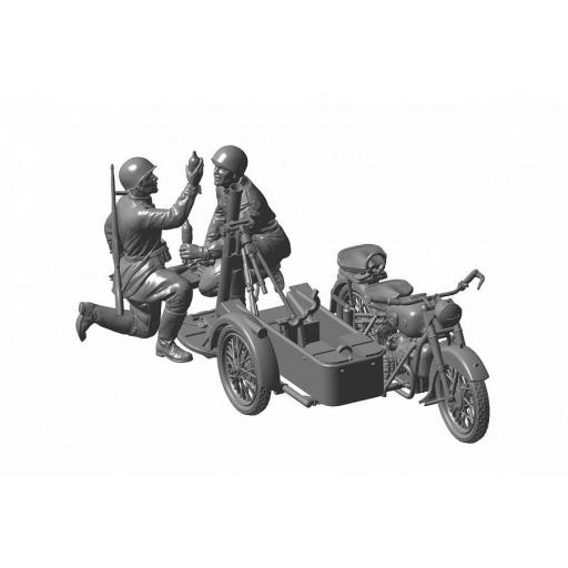 1/35 M-72 Soviet Motorcycle with 82mm Mortar [3]