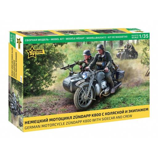 1/72 Zundapp K-800 c/sidecar