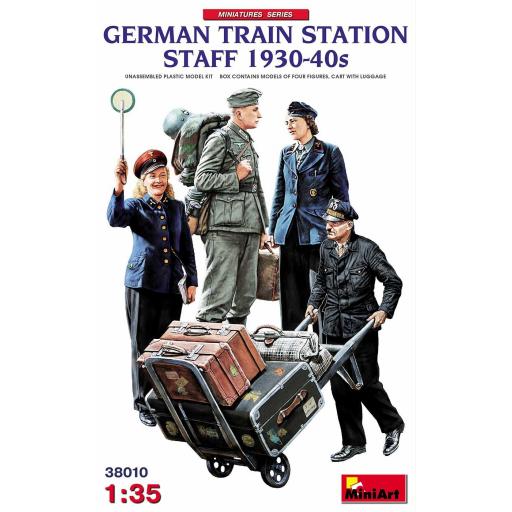 1/35 Personal Alemán Estación Ferroviaria 1930-40s