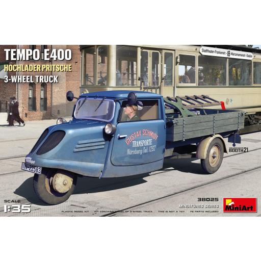 1/35 Tempo E400 Hochlader Pritsche 2 Wheel Truck [0]