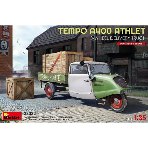 1/35 Camioneta de reparto de 3 ruedas Tempo A400 Athlet