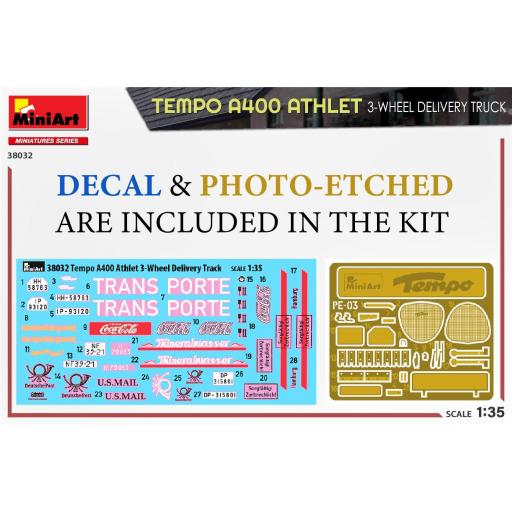 1/35 Camioneta de reparto de 3 ruedas Tempo A400 Athlet [1]