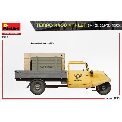 1/35 Camioneta de reparto de 3 ruedas Tempo A400 Athlet [2]
