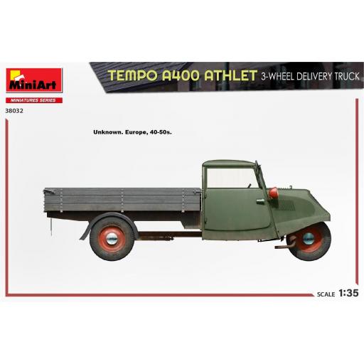 1/35 Camioneta de reparto de 3 ruedas Tempo A400 Athlet [4]