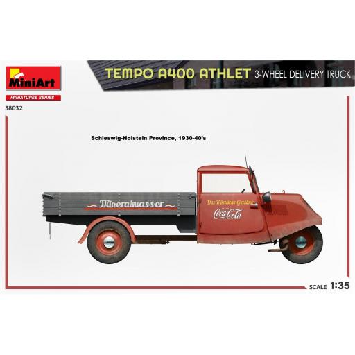 1/35 Camioneta de reparto de 3 ruedas Tempo A400 Athlet [5]
