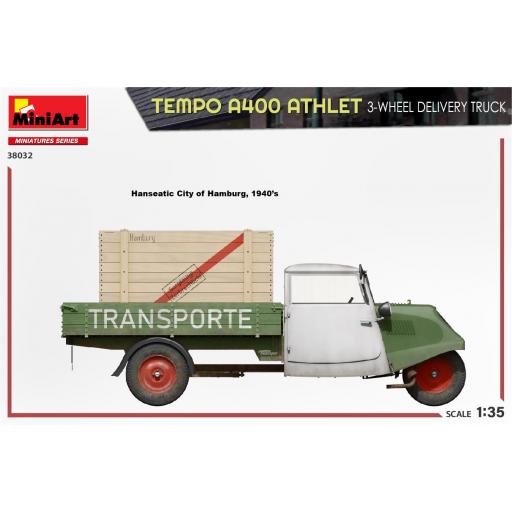 1/35 Camioneta de reparto de 3 ruedas Tempo A400 Athlet [6]