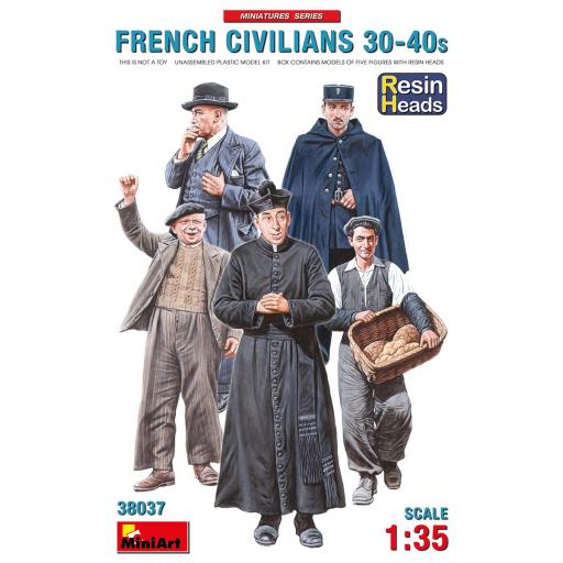 1/35 Civiles Franceses años 30-40s