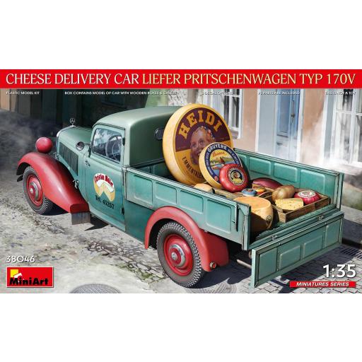 1/35 Camioneta reparto de queso. Mercedes Benz 170 V