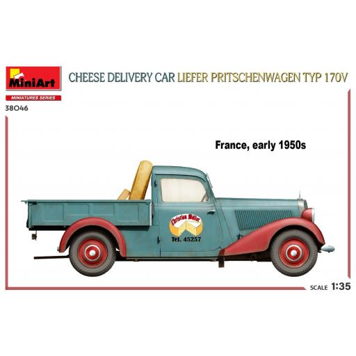 1/35 Camioneta reparto de queso. Mercedes Benz 170 V [4]