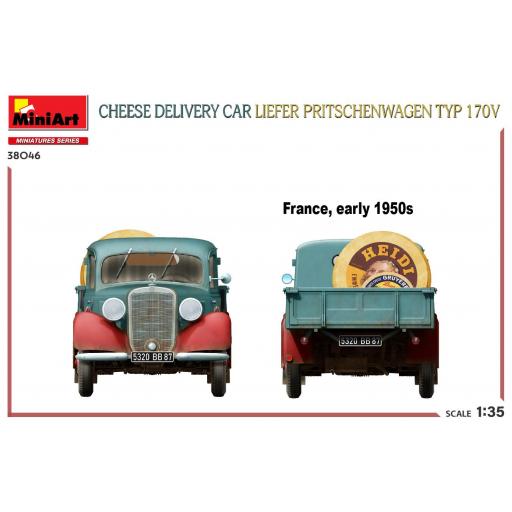 1/35 Camioneta reparto de queso. Mercedes Benz 170 V [5]