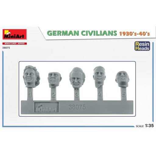 1/35 German Civilians 1930´s-40´s (Resin Heads) [1]