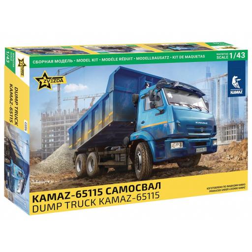 1/43 Camión Volquete KAMAZ 65115