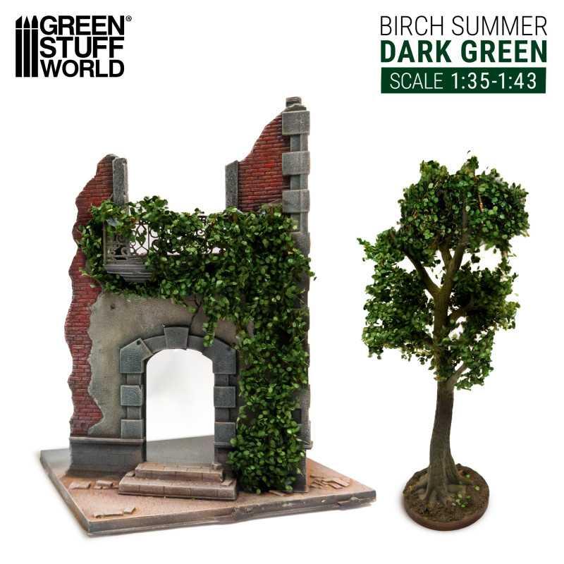 Hiedra Modelismo - Abedul Verde Oscuro - Grande (1/35 - 1/43)