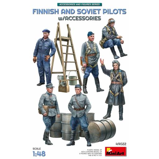 1/48 Pilotos Finlandeses y Soviéticos c/accesorios 2ª GM [0]