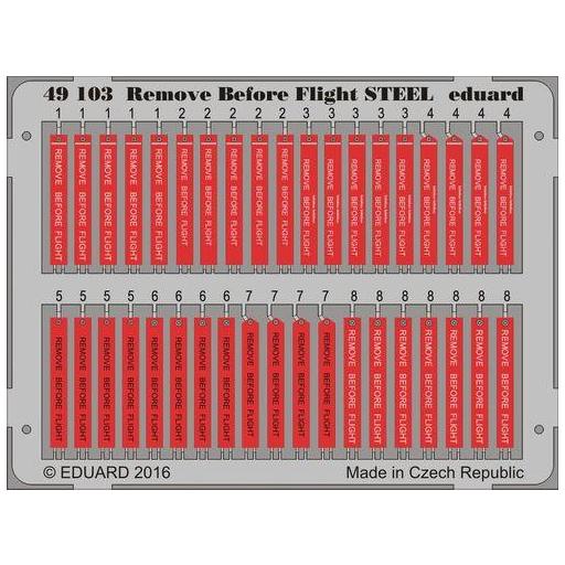 1/48 Fotograbados Cintas "Remove Before Flight" [0]