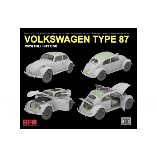 1/3 Volkswagen Type 87 w/ full interior [1]