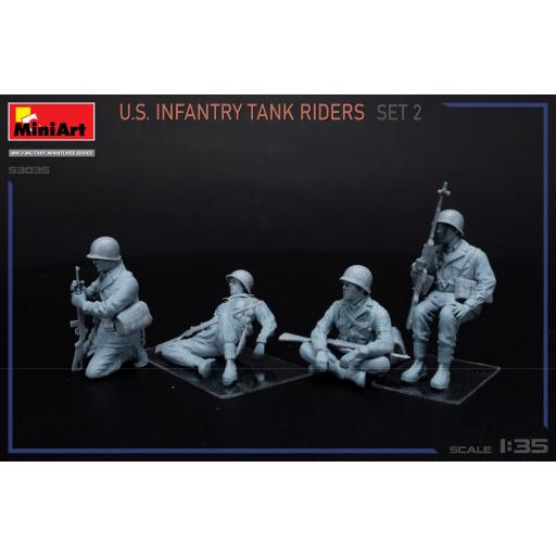 1/35 Infantería Americana sobre tanque Set 2 [1]