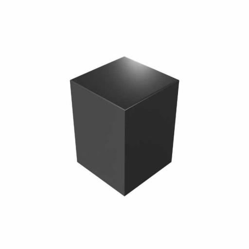 Peana Taco cuadrado 3x3x5 cm - Negro [0]