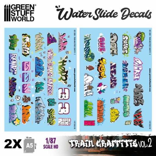 Calcas al agua - Train Graffitis Vol. 2 1/87