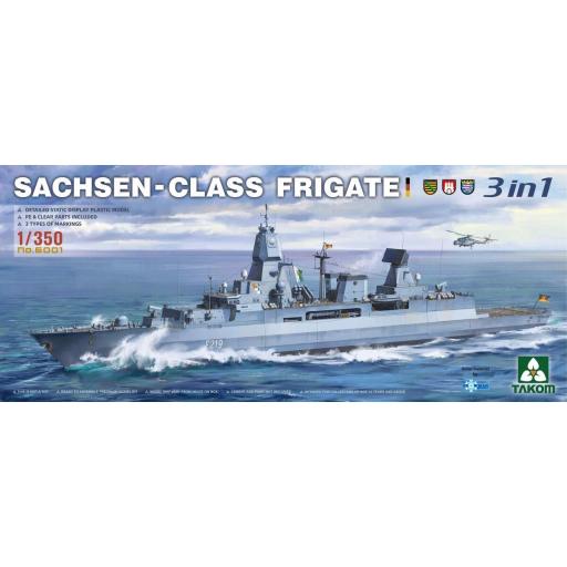 1/350 Sachsen Class Frigate 3 in 1
