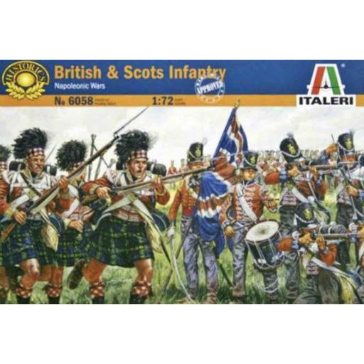 1/72 Infantería Británica y Escocesa. Guerras Napoleonicas