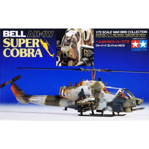 1/72 Helicóptero Bell AH-1W Super Cobra