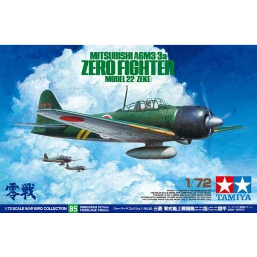 1/72 Mitsubishi A6M3/3a Zero Fighter Model 22 (ZEKE)