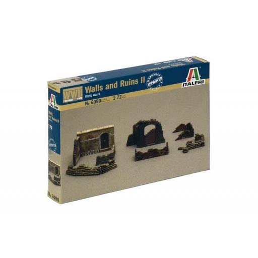 1/72 Muros y ruinas. Set 2