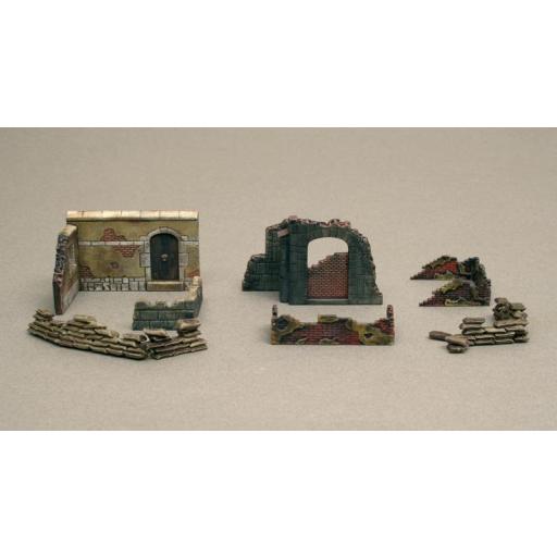 1/72 Muros y ruinas. Set 2 [1]