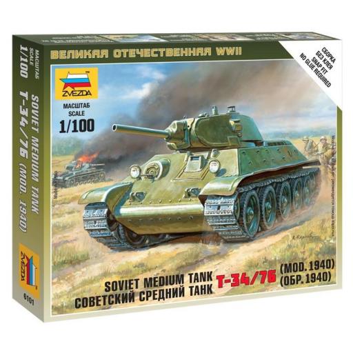 1/100 Soviet Medium Tank T-34/76 Mod 1940 [0]