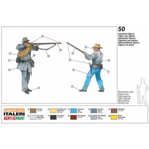 1/72 Infantería Confederados [1]