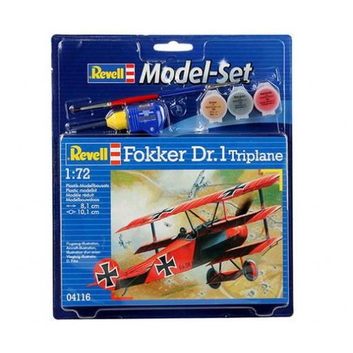1/72 Fokker Dr.I Triplano (Model Set) [0]