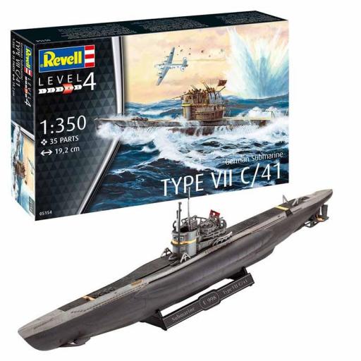 1/35 German Submarine Type VII C41 -  Model Set