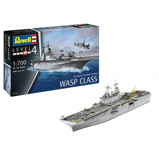 1/700 US Navy Assault Carrier WASP CLASS (Model Set)