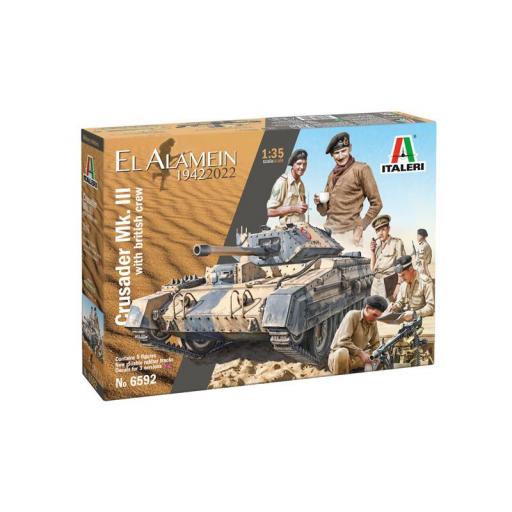 1/35 Crusader Mk,III c/tripulación. El Alamein 1942