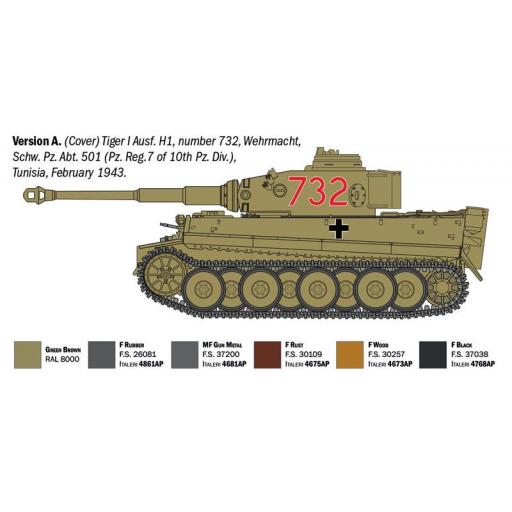 1/35 Pz. Kpfw VI Tiger I Ausf. H (tp) [5]