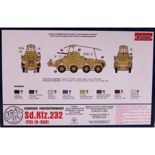 1/72 Sd.Kfz 232 (8-Rad) Schwerer Panzerfunkwagen [1]