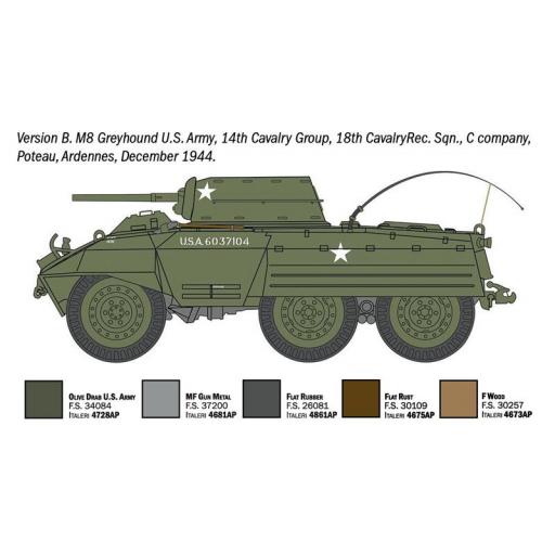 1/72 M8 Greyhound / M20 Armored Utility Car [6]